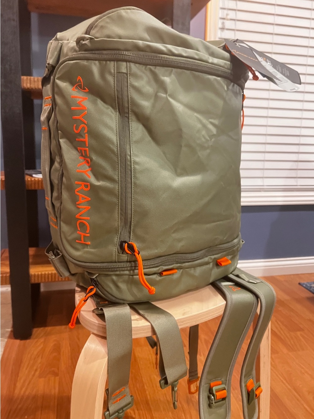 New Mystery Ranch Mission Duffel 40L Ponderosa Green Travel Bag Backpack